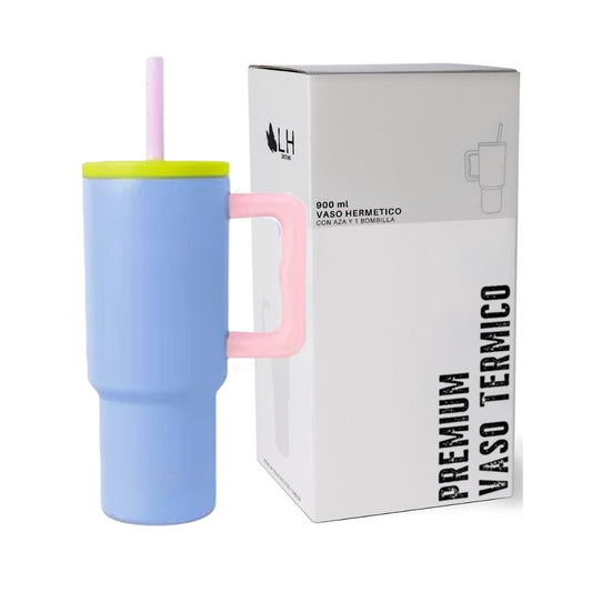 Vaso Térmico Premium 900 ml Celeste